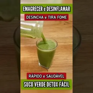 Suco para EMAGRECER, DESINFLAMAR, DESINCHAR e TIRAR FOME - Fácil, Detox e Saudável
