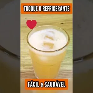 REFRIGERANTE CASEIRO Simples, Gostoso e SAUDÁVEL - Poucas Calorias!