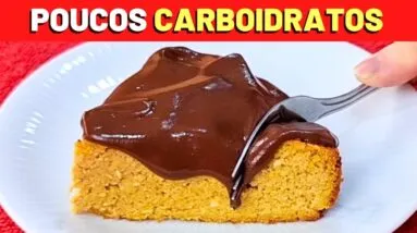 Bolo Fofinho SEM TRIGO e AÇÚCAR, BAIXO EM CARBOIDRATOS - Fácil, Saudável e Low Carb - Vai Amar!