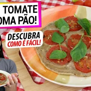 SE TEM TOMATE E UMA FRIGIDEIRA, FAÇA ISSO E NÃO COMA MAIS PÃO! FÁCIL, SAUDÁVEL E SEM GLÚTEN!