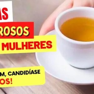 5 CHÁS para SAÚDE FEMININA: Cólicas, Candidíase, TPM, Ovário Policístico, Útero, Menopausa e mais