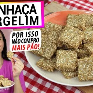 JUNTE A LINHAÇA COM O GERGELIM! É TÃO INCRÍVEL QUE NÃO COMPRO MAIS PÃO!