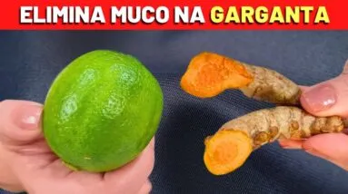 BEBIDA NATURAL para ELIMINAR MUCO NA GARGANTA (Pigarro, Catarro, Secreção..) - Fácil e Barato!