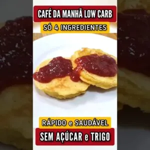 CAFÉ DA MANHÃ LOW CARB - SUBSTITUA O PÃO, Delícia Fácil e Rápida! Sem Trigo e Açúcar (+ Proteínas)