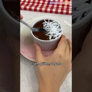 Só 1 minuto e tá pronta! Sobremesa sem açúcar deliciosa, a mais fácil da sua vida!