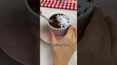 Só 1 minuto e tá pronta! Sobremesa sem açúcar deliciosa, a mais fácil da sua vida!