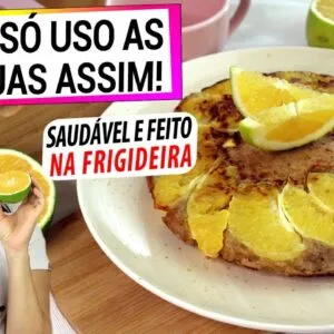 NA FRIGIDEIRA, USO AS LARANJAS ASSIM PARA O LANCHE SAUDÁVEL PERFEITO! SEM GLÚTEN E VEGANO