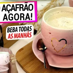 BEBA TODAS AS MANHÃS! SÓ USO AÇAFRÃO ASSIM AGORA, MUITOS BENEFÍCIOS, ANTI-INFLAMATÓRIO!