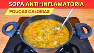 SOPA para INFLAMAÇÃO, PRISÃO DE VENTRE e EMAGRECER! Low Carb, Poucas Calorias, Fácil e Gostosa!