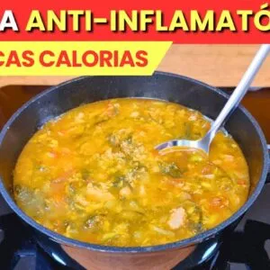 SOPA para INFLAMAÇÃO, PRISÃO DE VENTRE e EMAGRECER! Low Carb, Poucas Calorias, Fácil e Gostosa!