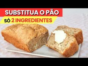 PÃO ZERO CARBOIDRATOS de 2 INGREDIENTES! Fácil, Sem Farinha, + Fibras e Proteínas (Low Carb!