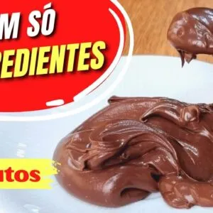 Só 2 INGREDIENTES e 5 MIN!! Brigadeiro de Colher SEM AÇÚCAR E MANTEIGA - Fácil, Rápido e Delicioso