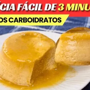 Só 3 INGREDIENTES, 3 MIN e Baixo em Carboidratos! SEM AÇÚCAR, FARINHA e LEITE - Fácil e Low Carb