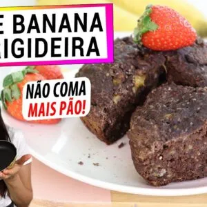 NA FRIGIDEIRA, JUNTE A CHIA E A BANANA PARA ESTE LANCHE SAUDÁVEL SABOROSO SEM AÇÚCAR! NÃO COMA PÃO!