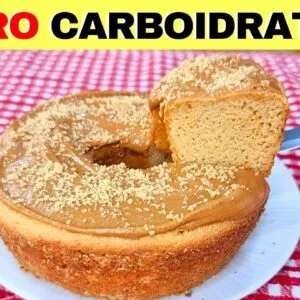ZERO CARBOIDRATOS e Só 4 INGREDIENTES! Sem Farinha, Açúcar e Leite - Bolo Fácil, Rápido e Delicioso