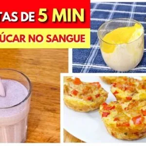 3 CAFÉS DA MANHÃ de 5 MIN e LOW CARB! Baixar Açúcar no Sangue, Gostosos, Fáceis e Saudáveis