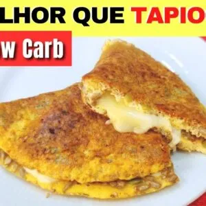 Só 5 MIN! Delícia LOW CARB e SEM FARINHA - Fácil, Barato e Rápido (+ Fibras e Proteínas)
