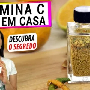 FAÇA SUA VITAMINA C EM CASA! FÁCIL, NUNCA JOGUE FORA ESTA CASCA!