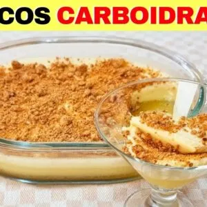 DELÍCIA LOW CARB, Fácil e Rápida! SEM AÇÚCAR, POUCAS CALORIAS e SEM LEITE! Poucos Ingredientes!