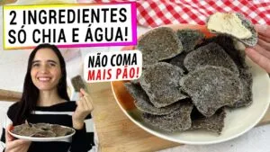 SÓ MISTURE A CHIA COM A ÁGUA E NÃO COMPRE MAIS PÃO! PÃO PREBIÓTICO MAIS SAUDÁVEL! É INCRÍVEL!