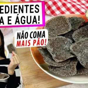 SÓ MISTURE A CHIA COM A ÁGUA E NÃO COMPRE MAIS PÃO! PÃO PREBIÓTICO MAIS SAUDÁVEL! É INCRÍVEL!