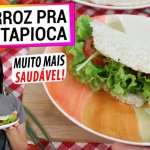 ESTA TAPIOCA DE ARROZ É MAIS SAUDÁVEL QUE A ORIGINAL! NÃO COMA TAPIOCA! USE ARROZ!