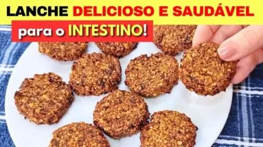 LANCHE DELICIOSO Amigo do Intestino! SEM AÇÚCAR, FARINHA E LEITE - Fácil, Rápido e Saudável