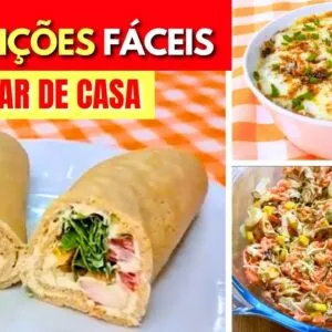 3 ALMOÇOS FÁCEIS para LEVAR DE CASA - Poucas Calorias e Carboidratos