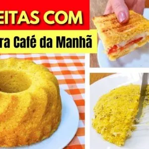 3 Receitas com FLOCÃO para CAFÉ DA MANHÃ - Rápido, Fácil, Barato e Saudável (Cuscuz)