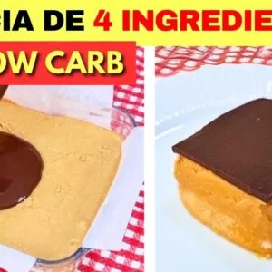 DELÍCIA LOW CARB de 4 INGREDIENTES! SEM AÇÚCAR E CREME DE LEITE - Rápido, Fácil e Delicioso