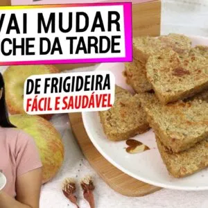 TEM MAÇÃ E UMA FRIGIDEIRA? NÃO COMA MAIS PÃO ASSIM! NÃO PARO DE FAZER FÁCIL E MUITO SAUDÁVEL!