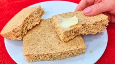 SUBSTITUA O PÃO em 3 MIN com POUCOS CARBOIDRATOS! Sem Trigo, Fácil, Barato e Saudável (Low Carb)