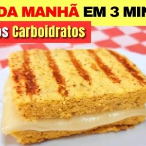 CAFÉ DA MANHÃ em 3 MINUTOS! Menos Carboidratos, Sem Trigo, Fácil, Barato, Saudável e Delicioso!