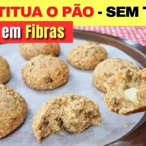 SUBSTITUA O PÃO! Delicioso, RICO EM FIBRAS E PROTEÍNAS, SEM TRIGO, Fácil, Rápido e Barato