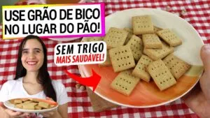 NÃO COMA PÃO, USE GRÃO DE BICO! MUITO MAIS SAUDÁVEL, SEM GLÚTEN E VEGANO, SÓ VANTAGEM!