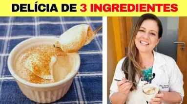Delícia SEM AÇÚCAR de 3 INGREDIENTES - Rápido, Fácil, Sem Leite Condensado e Creme de Leite