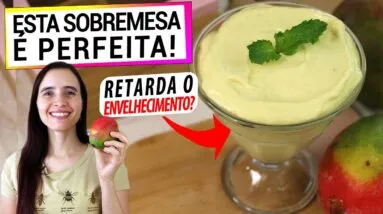 PRONTA EM MINUTOS, SEM AÇÚCAR, DESCUBRA 0 SEGREDO DESTA SOBREMESA ANTI-ENVELHECIMENTO.