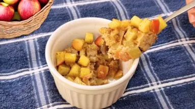 Só 3 MIN! Delícia SEM AÇÚCAR e TRIGO! Café da Manhã ou Lanche Fácil e Saudável (+Fibras e Proteínas)