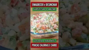 EMAGRECER e DESINCHAR! Substitua o Jantar com Poucas Calorias e Carboidratos - Delícia Fácil