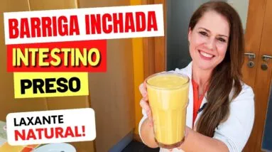 Café da Manhã para BARRIGA INCHADA e INTESTINO PRESO - LAXANTE NATURAL Gostoso, Rápido e Fácil