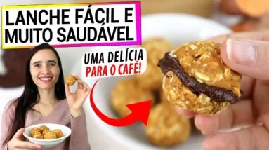 SEM AÇÚCAR, USE BATATA DOCE ASSIM PARA O LANCHE SAUDÁVEL FÁCIL PERFEITO!