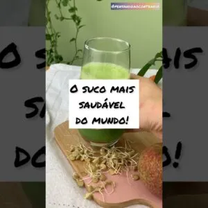 O suco mais saudável do mundo! Anti-inflamatório e medicinal, vai mudar sua vida! Descubra!