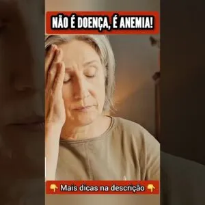 É SINTOMA DE ANEMIA, Não é Doença! Você está sentindo isso?