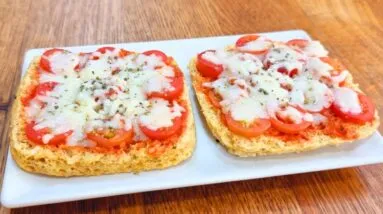 SUBSTITUA O PÃO! Só 2 MIN, quase ZERO CARBOIDRATOS, + Proteínas e Fibras, Sem Farinha, Fácil, Rápido