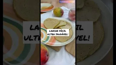 Lanche anti-inflamatório fácil que beneficia sua saúde intestinal! Rápido, feito na frigideira.