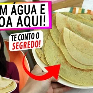 SÓ MISTURE A QUINOA COM ÁGUA! LANCHE SAUDÁVEL MUITO FÁCIL DE FRIGIDEIRA! É SURPREENDENTE!