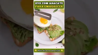 OVO com ABACATE para EMAGRECER