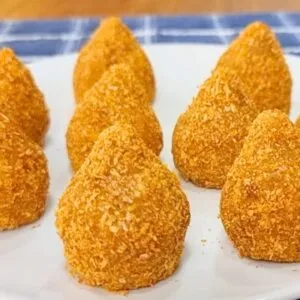 Coxinha SEM FRITURA e SEM FARINHA Nenhuma! Muito FÁCIL e Recheio Delicioso (Poucas Calorias)