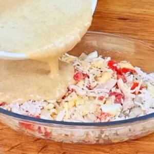 SUBSTITUA O JANTAR, Delícia com POUCAS CALORIAS e FÁCIL! É só misturar e pôr no forno!