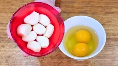 NÃO COMA PÃO, MISTURE OVO CRU COM ALHO e você vai VICIAR nessa DELÍCIA!